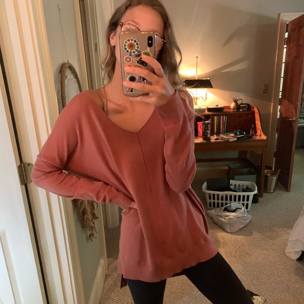 Orange sweater
